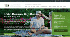 Desktop Screenshot of dallasarboretum.org